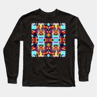 Funky Kaleidoscope Design Long Sleeve T-Shirt